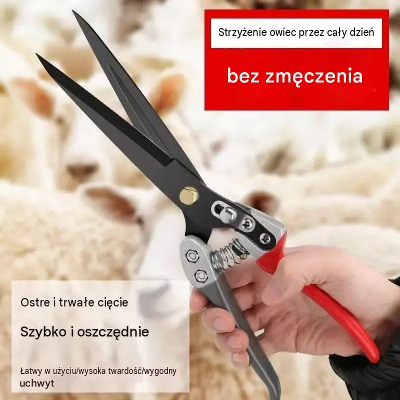 【✨Płatność przy odbiorze】🐏✨✂️ Duże ręczne nożyce sprężynowe do strzyżenia owiec