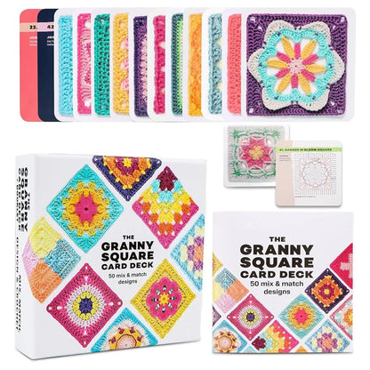 🔥Купете 1, вземете 1 безплатно🔥🧩🧷【50 уникални дизайна】Комплект поздравителни картички за плетене на една кука