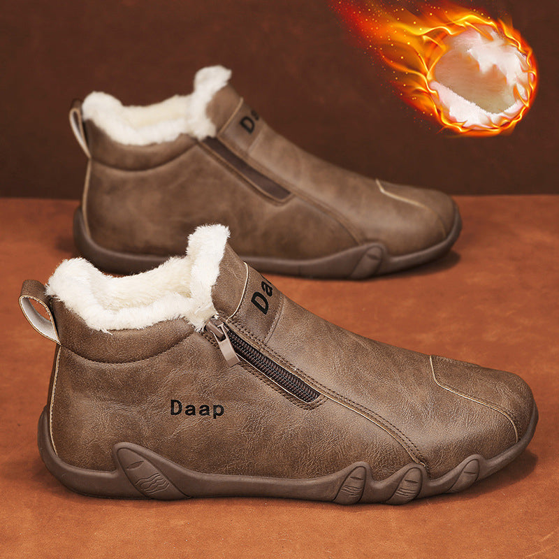 【🔥Nowy styl na jesień i zimę】【39-44】 2024 Nowe antypoślizgowe bawełniane buty do wspinaczki na świeżym powietrzu-3785417