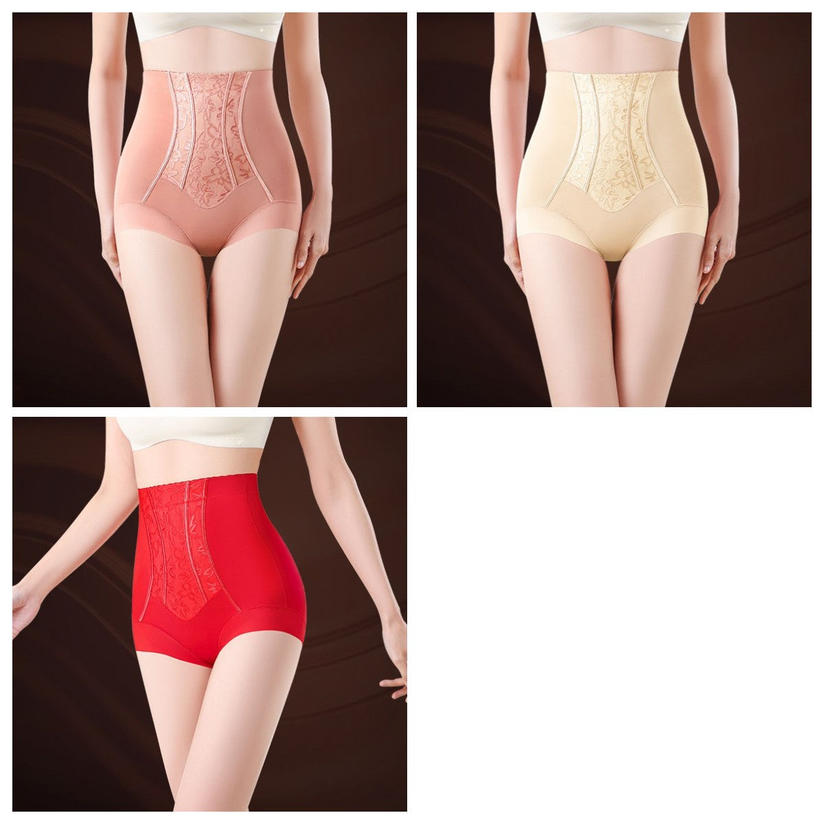 🌸  Wygodne antybakteryjne majtki napinające brzuch z wysokim stanem 🩲💖