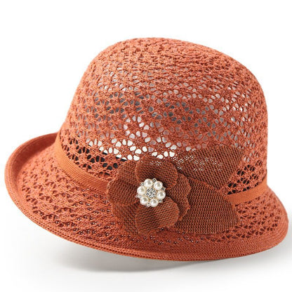 👒Pago contra entrega✅️ Elegante sombrero de sol con diseño trenzado calado, ofrece una fuerte protección contra los rayos solares.