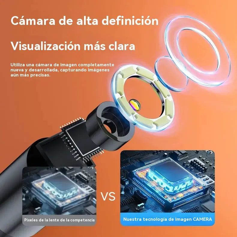 📱【Envío rápido】🏆  Nuevo endoscopio industrial de 7 mm con conexión directa a cámara tipo C para teléfonos Android (endoscopio impermeable)
