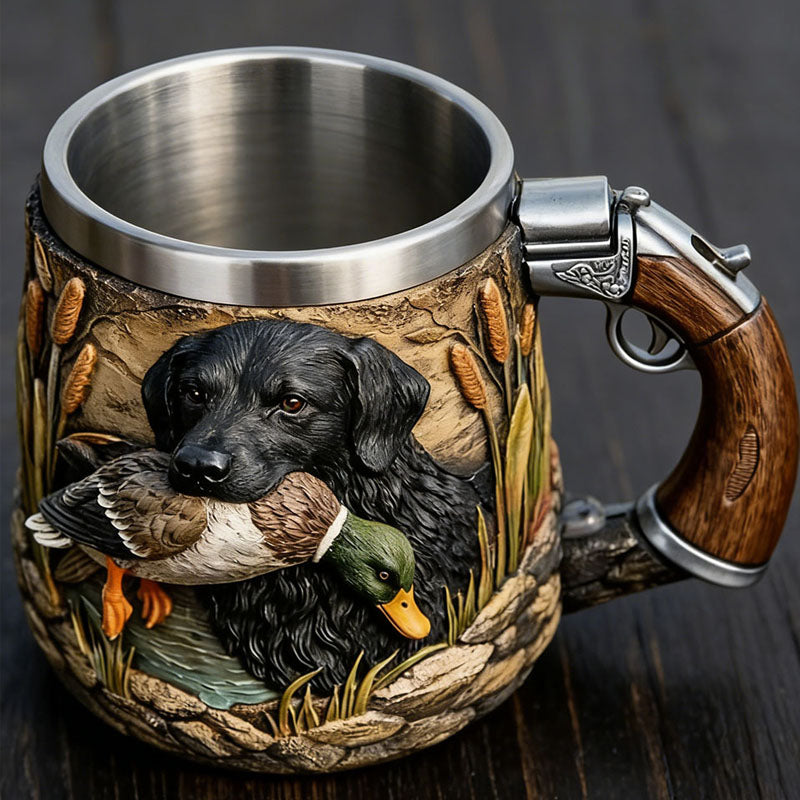 🔫☕【50% ZNIŻKI!】Kubek myśliwego 3D realistyczny