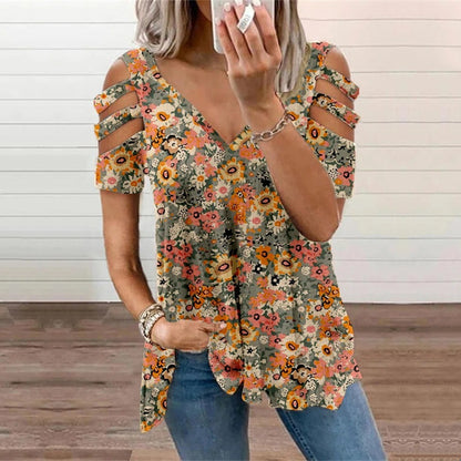 【S-3XL】Nowa moda bez ramiączek dla kobiet koszulka-3917683