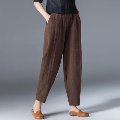 💕✨【50% de descuento🔥】Nuevos pantalones casuales sencillos y cómodos para mujer, ideales para el verano.