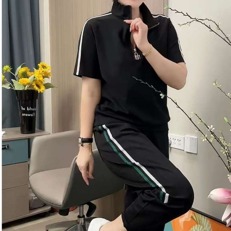 【M-4XL】2026 Lato Nowe Style Modne damskie stroje sportowe, duże rozmiary