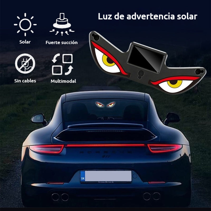 💥【Wyprzedaż -50% hit】💥🚨 Luz de advertencia solar ojo diabólico LED | ☀️ Solar, con sensor de luz, para camiones y furgonetas