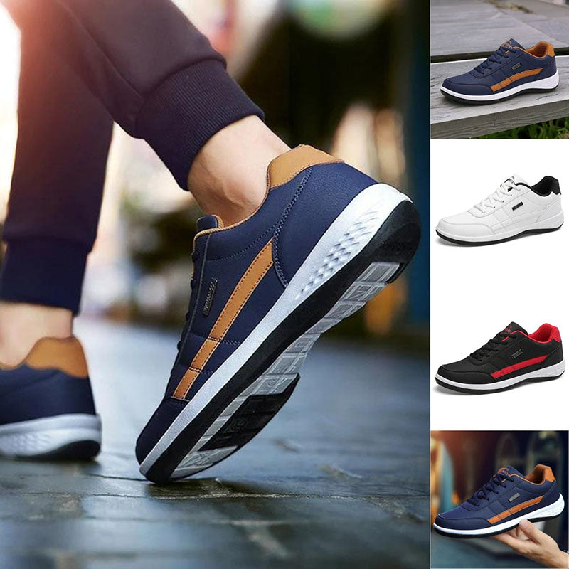 ✨【38-48】Nuevas zapatillas ortopédicas de cuero cómodas para hombre, a partir de 2026