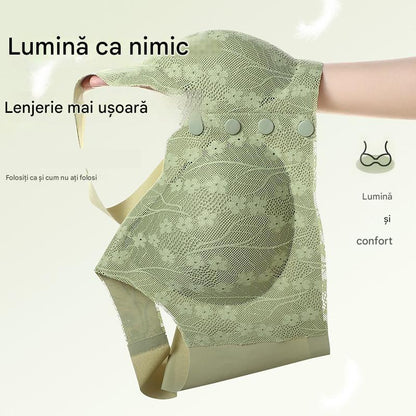 😍✨【Pakiet 2 sztuk】Biustonosz damski zapinany z przodu, bez fiszbin, miękkie, wygodne i oddychające ❤️【40-100kg】