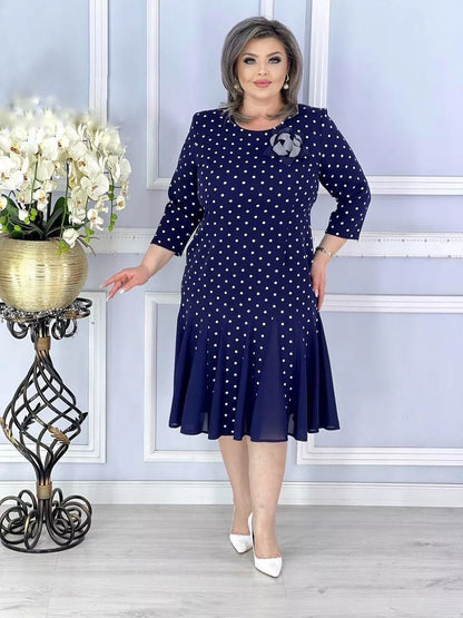 👗🎉【S-5XL】2025 nowa szlachetna i modna spódnica rozkloszowana3894860