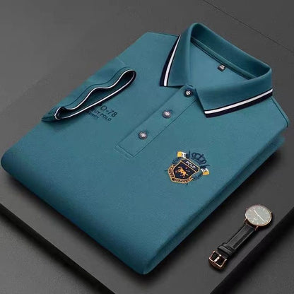 👔【Oferta por tiempo limitado - 50% de descuento】【M-4XL】💥Nueva camiseta polo para hombre de color liso 🎉
