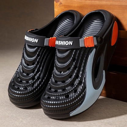 👟 50% zniżki 🌬️ Uniwersalne sandały męskie z grubą podeszwą EVA: antypoślizgowe, superlekkie i oddychające, idealne na plażę, do uprawiania sportu i na co dzień 🏃‍♂️
