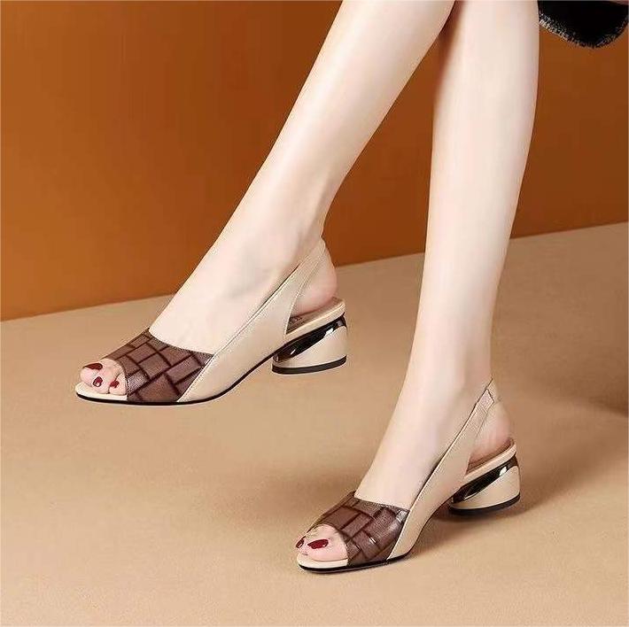 💖👡50% de descuento🔥【35-43】Sandalias de tacón alto de verano para mujer de Roman Shoes - nuevo modelo ✅️Pago contra entrega