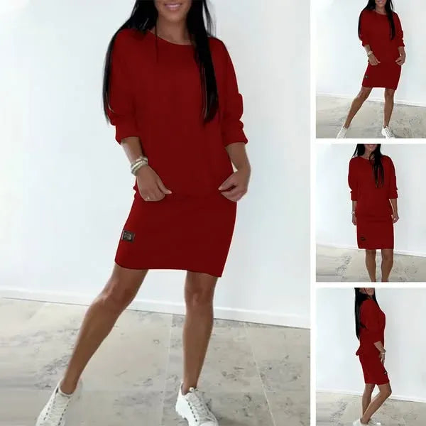 🔥🔥50% sleva 【S-3XL】🎁Nové dámské šaty úzkého střihu z čisté bavlny pro rok 2026