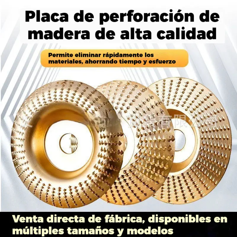 ⚙️🧰【3 piezas】 Disco multifuncional para dar forma a la lijadora angular para madera ✅️Pago contra entrega