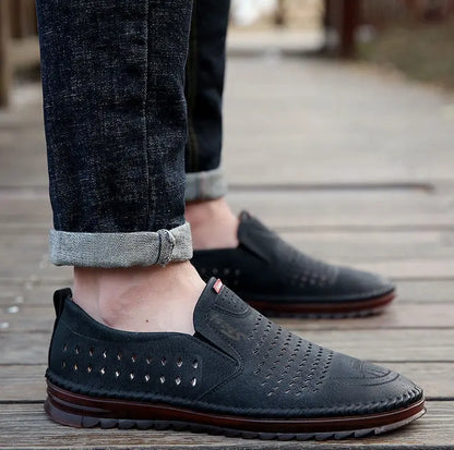 ✨【39-44】Ręcznie robione męskie skórzane buty 2026 | Styl casualowy do noszenia na zewnątrz