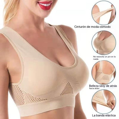 🎉🌈【Paquete de 4】【40-120 kg】Sujetador nuevo, suave y cómodo, talla grande, transpirable y fresco ✨❤️✅Pago contra entrega