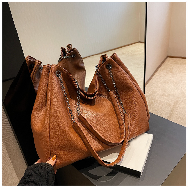 👜👝【50% zniżki 🔥】【Bardzo duża pojemność 💥】Nowa damska skórzana torba na ramię o dużej pojemności