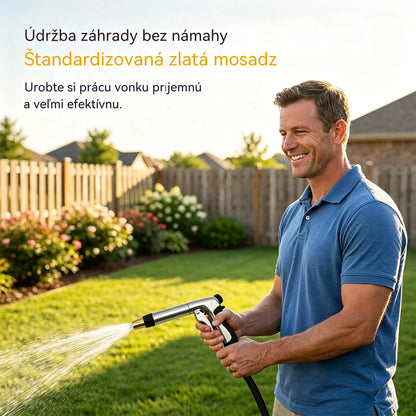 🥳 50% zľava 🏠💦 Vysokotlaková vodná pištoľ – ideálna na umývanie auta, zavlažovanie záhrady a čistenie vonkajších stien a záhradného nábytku 🌿🚘