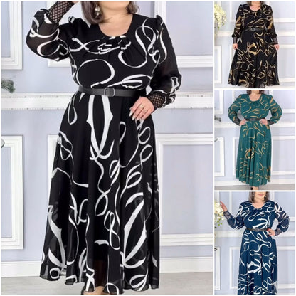 🎉🎆【S-5XL】2025 nowa klasyczna retro elegancka szlachetna długa spódnica