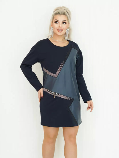 👗Wprowadzenie nowego produktu🔥💥[S-5XL] 2024 nowa moda i szykowna sukienka na jesień i zimę 2024-3801642