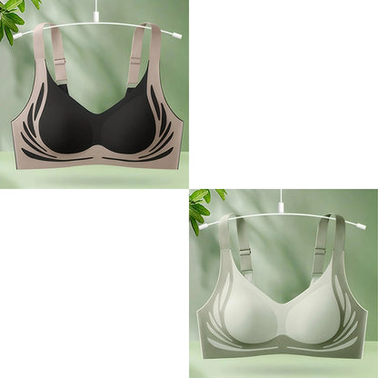 😍【Kupite jedan, dobijte jedan gratis】❤️Ženski jednodijelni grudnjak bez žice  Prozračan, udoban i ne urezuje se 【40-85 kg】