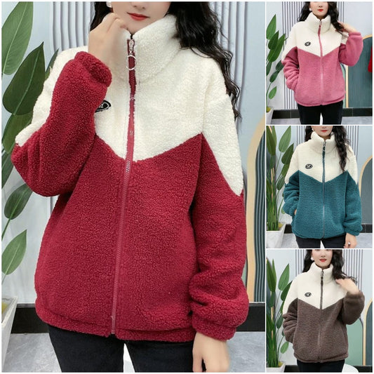 🧡Jesen i zima Novo u ponudi💛🐏【M-4XL】Zimska jakna od flisa, jakna od ojačanog janjećeg pamuka, topla jakna
