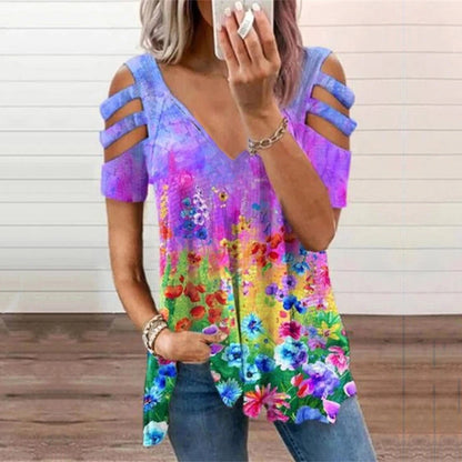 【S-3XL】Nowa moda bez ramiączek dla kobiet koszulka-3917683