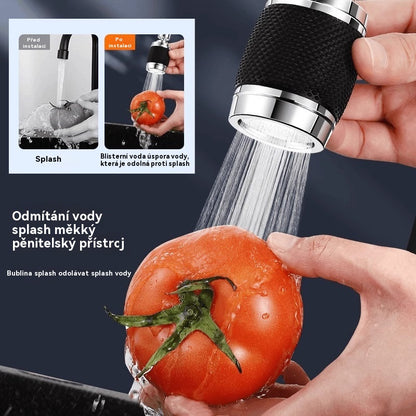 🔥💦 【Kupte jeden, druhý dostanete zdarma】Univerzální kuchyňská baterie s filtrem | Odolná proti stříkající vodě a s posilovačem tlaku vody