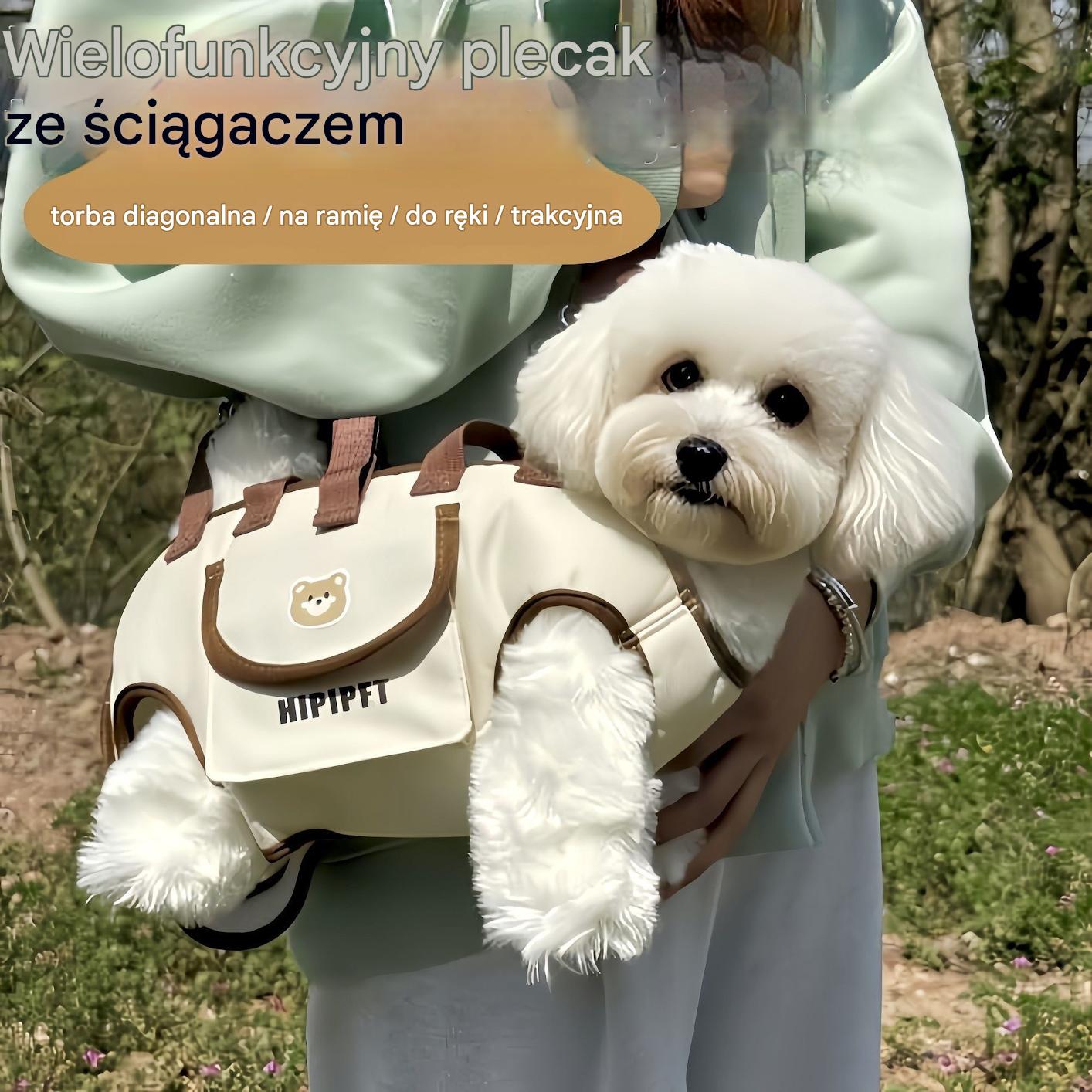 🐕【50% zniżki🔥】Przenośny i oddychający plecak dla zwierząt domowych, idealny na zewnątrz, dla kotów i psów🐾