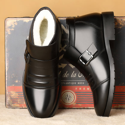 ✨📢【Ograniczona czasowo zniżka 50%】【39-44】Męskie buty zimowe, ciepłe w środku, wygodna gruba podeszwa