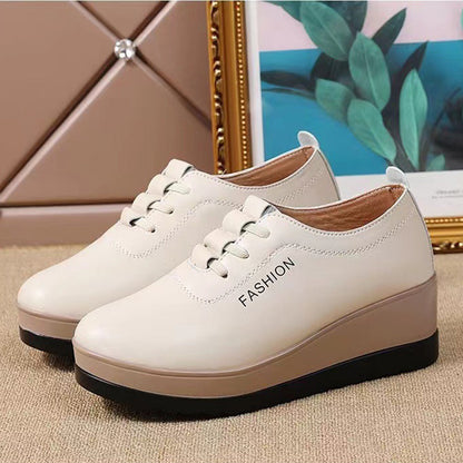 【35-42】🔥Pół ceny, promocja limitowana🔥damskie buty na grubej podeszwie ze skóry naturalnej, nowy modny model 2026 roku