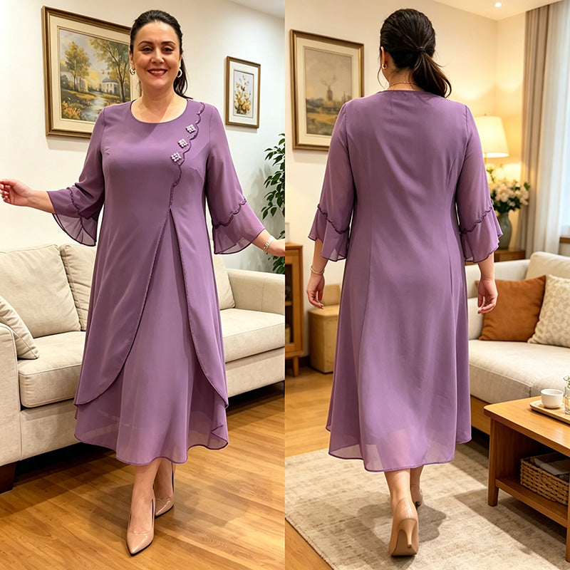 【S-5XL】❤️2026 Nuevos vestidos de gasa de alta calidad