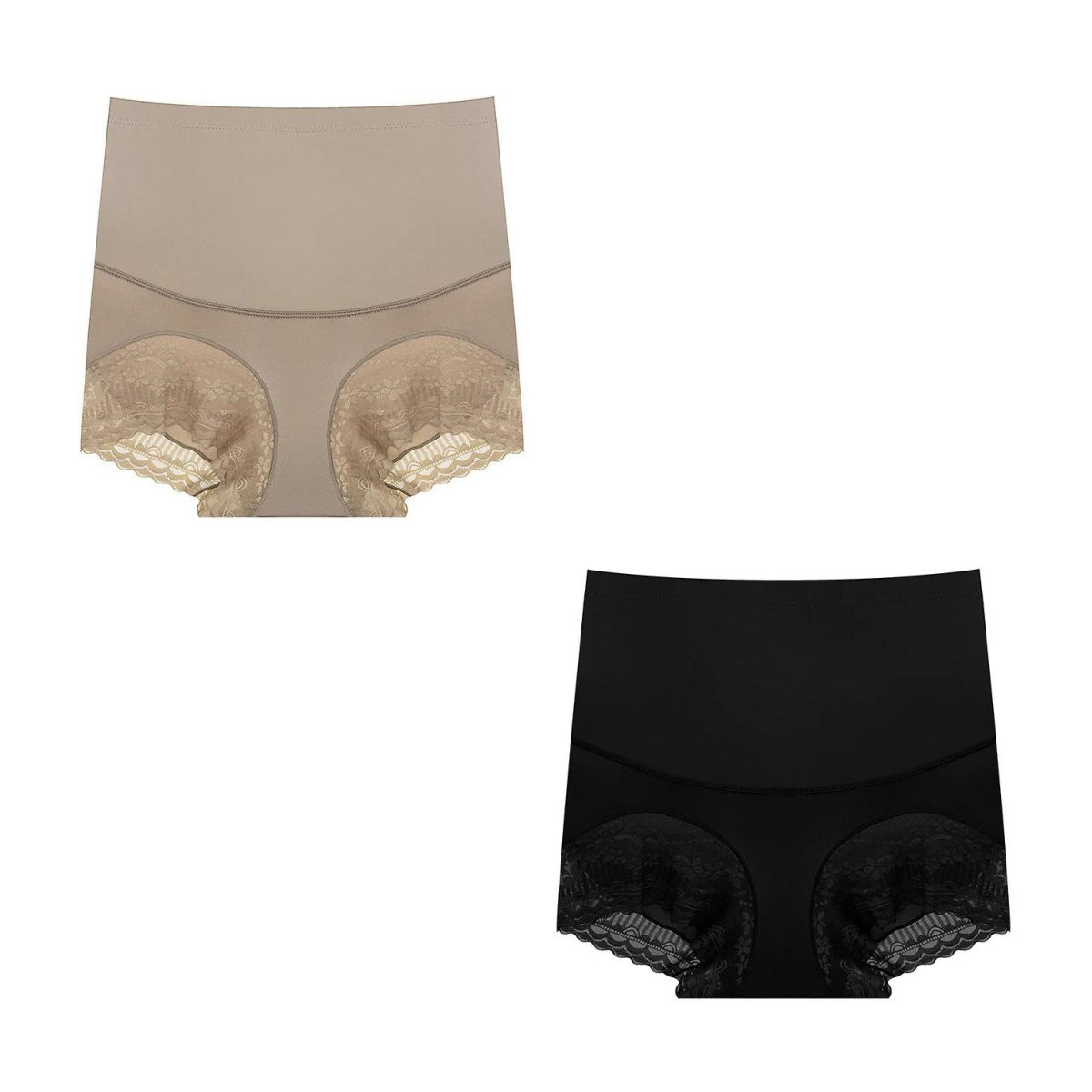 🔥✨【2 sztuki】 Bielizna z wysokim stanem, podnosząca biodra i wyszczuplająca brzuch, bezszwowa i przyjazna dla skóry