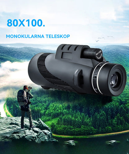 🔭💥【Plaćanje pouzećem】 Monokularni teleskop visoke rezolucije za noćno gledanje, veliko povećanje.