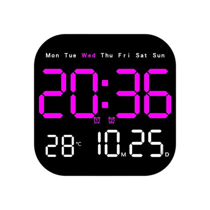 🕰️ Número 1 en ventas 🛏️ Reloj digital para hogar y oficina despierta suavemente sin alarmas molestas brillo ajustable y silencioso por la noche muestra temperatura compañero ideal diario 🌙
