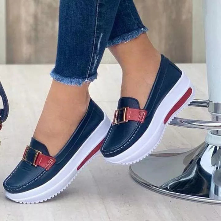 🔥50%OFF🔥🩰【35-43】2025 nowy styl damskie buty casualowe buty z grubą podeszwą miękkie i wygodne