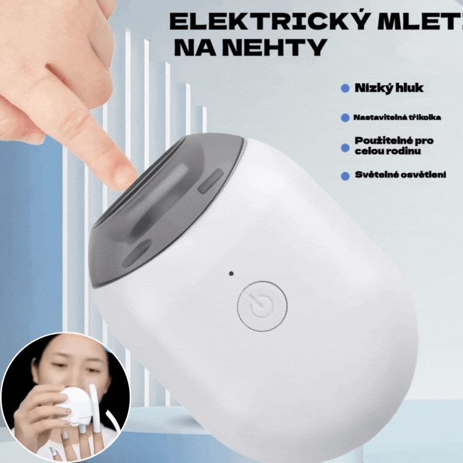 💅 Купете 1 брой и вземете 1 безплатно! ✨ Автоматична пила за нокти (брой), за безопасна и нежна грижа за ноктите 👶🔧