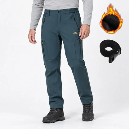 🔥⛄【M-6XL】Pánske zimné outdoorové nohavice s flísovou podšívkou – teplé a vetruodolné