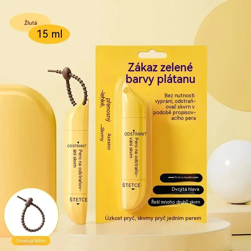 🔥【Kúp jeden, druhý dostaneš zadarmo】🧼 Prenosné obojstranné pero na odstraňovanie škvŕn ✨ Núdzový nástroj na čistenie oblečenia
