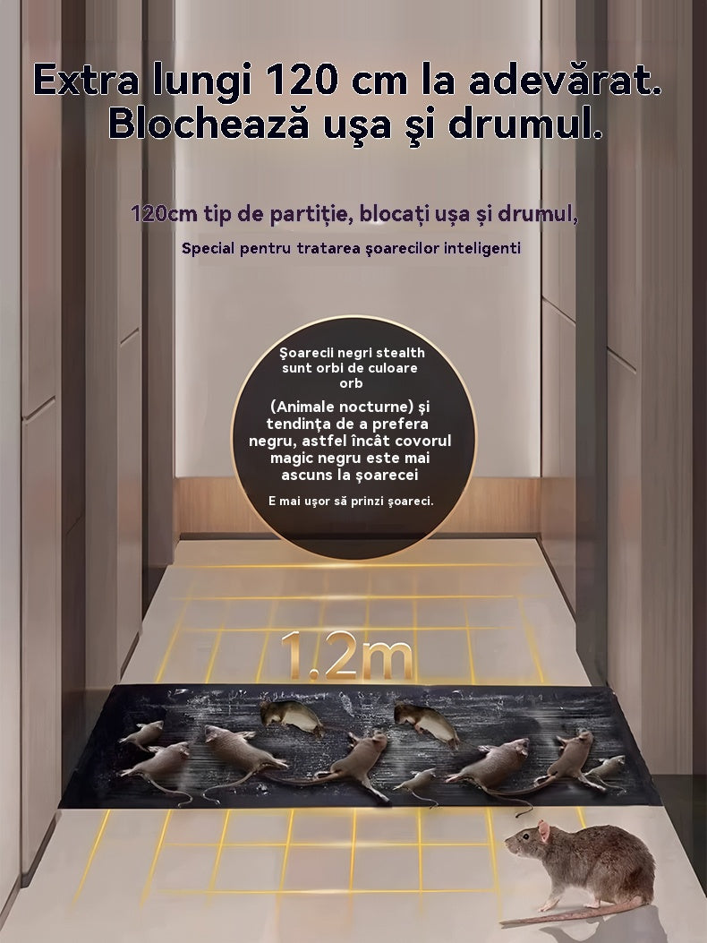 【💥10 buc】Capcană puternică pentru șoareci, placă adezivă pentru șoareci【120c*28cm】