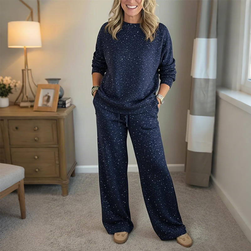 📢📢50% popusta!🔥🍁Ženski set od 2 dijela koji uključuje pulover s remenom i hlače