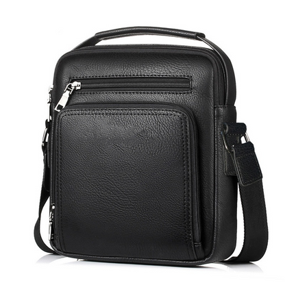 🔥👜【Najpredávanejšie!✨】【Zľava 50%✨】👍🎁Pánska taška cez rameno z pravej kože: Ležérna a štýlová, ľahká a praktická, nevyhnutný doplnok do práce.