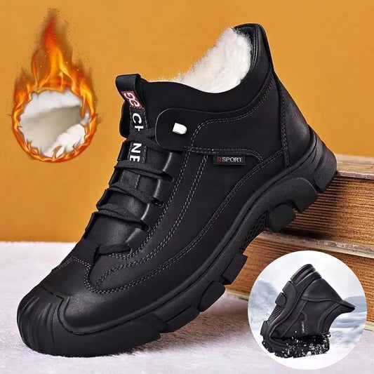🔥🎉【Oferta specjalna✨】【Rozmiary 39-44】Super ciepłe, modne, zimowe buty męskie z podszewką z polaru, które cieszą się największą popularnością
