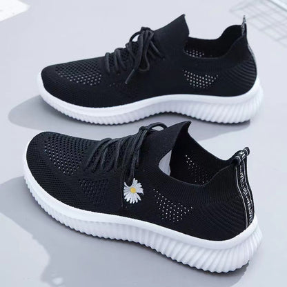 🤍👟Duży rabat ostatni dzień ✨【35-40】2025 letnie nowe damskie buty sportowe Daisy Running Mesh oddychające, 💌lekkie i oddychające, 💌antypoślizgowa podeszwa