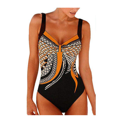 【S-3XL】Nové jednodielne plavky s vintage potlačou 2026 Nové jednodielne plavky s vintage potlačou