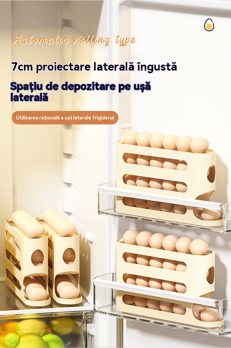 💥🥚🥚Bezpieczne dla żywności, wielowarstwowe, chowane pudełko do przechowywania jajek