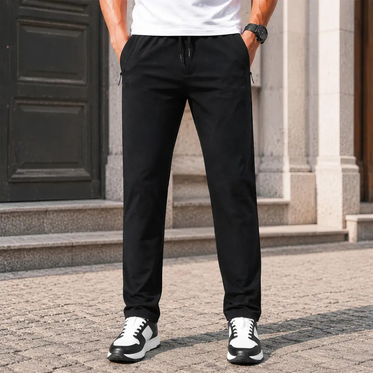 【40-115 kg】🔥【Vremenski ograničeno 50% popusta】(M-5XL) Nove elastične hlače od ledene svile za ljeto 2026.