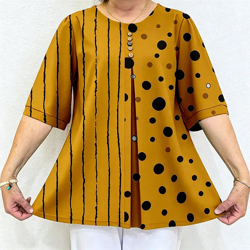 ✨【S-5XL】Damska letnia bluzka w stylu boho – wygodna i elastyczna odzież casualowa