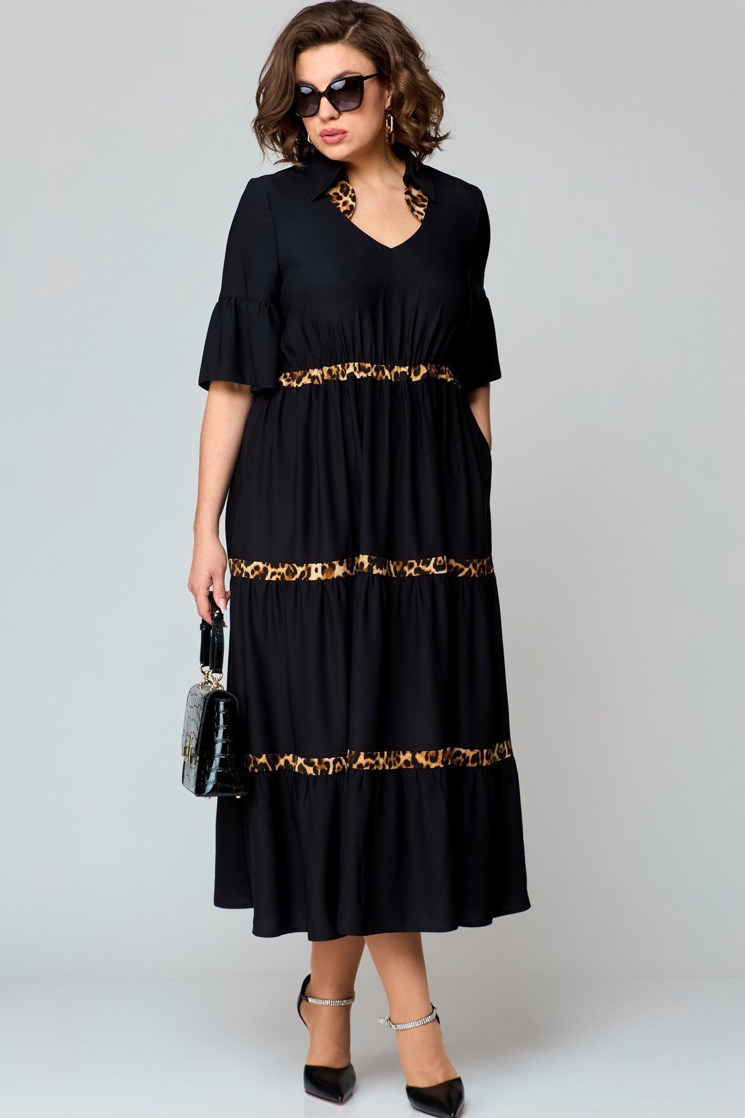 【S-5XL】 Letnia sukienka 2024 dla kobiet, swobodna, oddychająca-3685731
